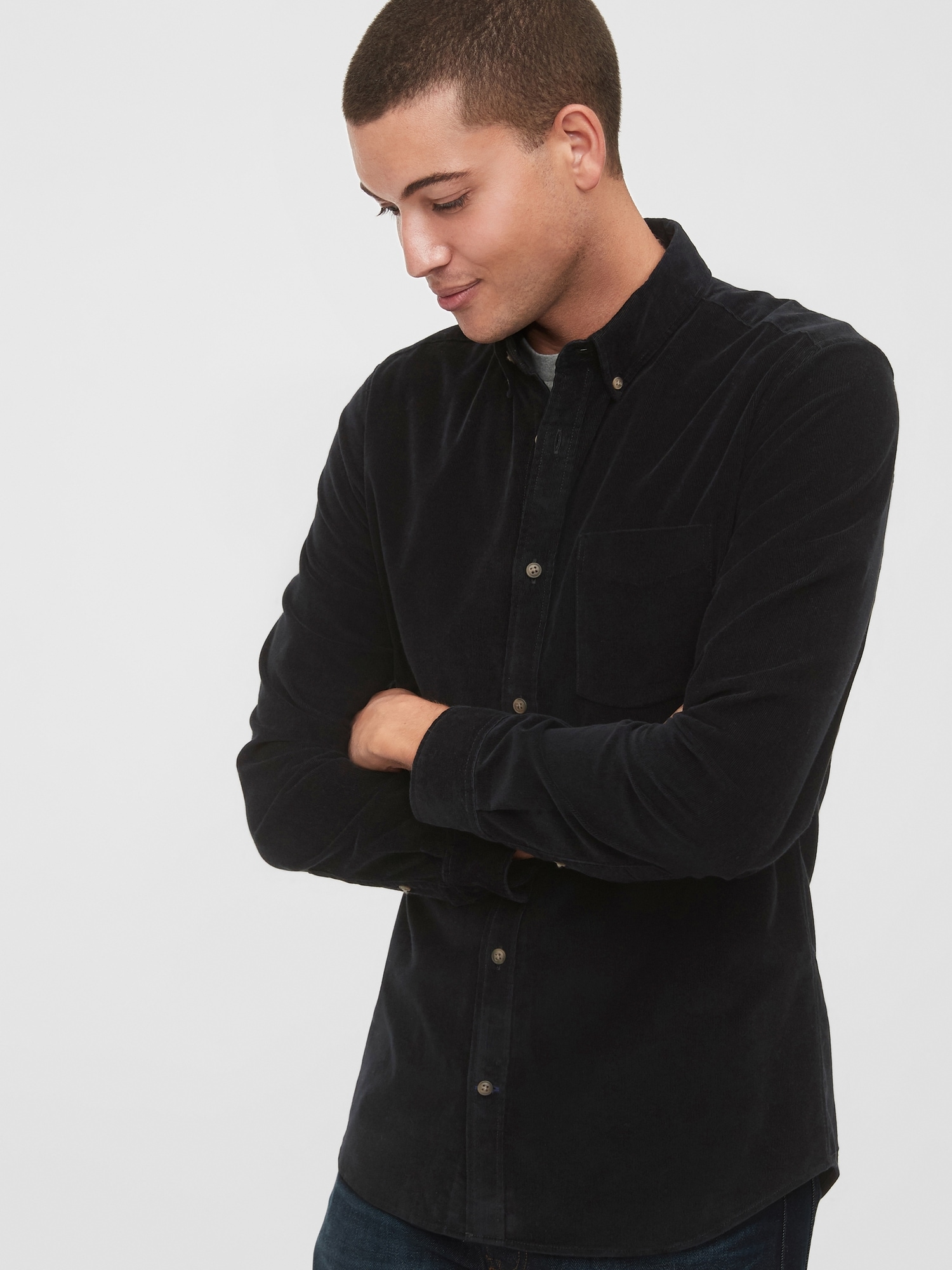 Corduroy Shirt in Slim Fit | Gap