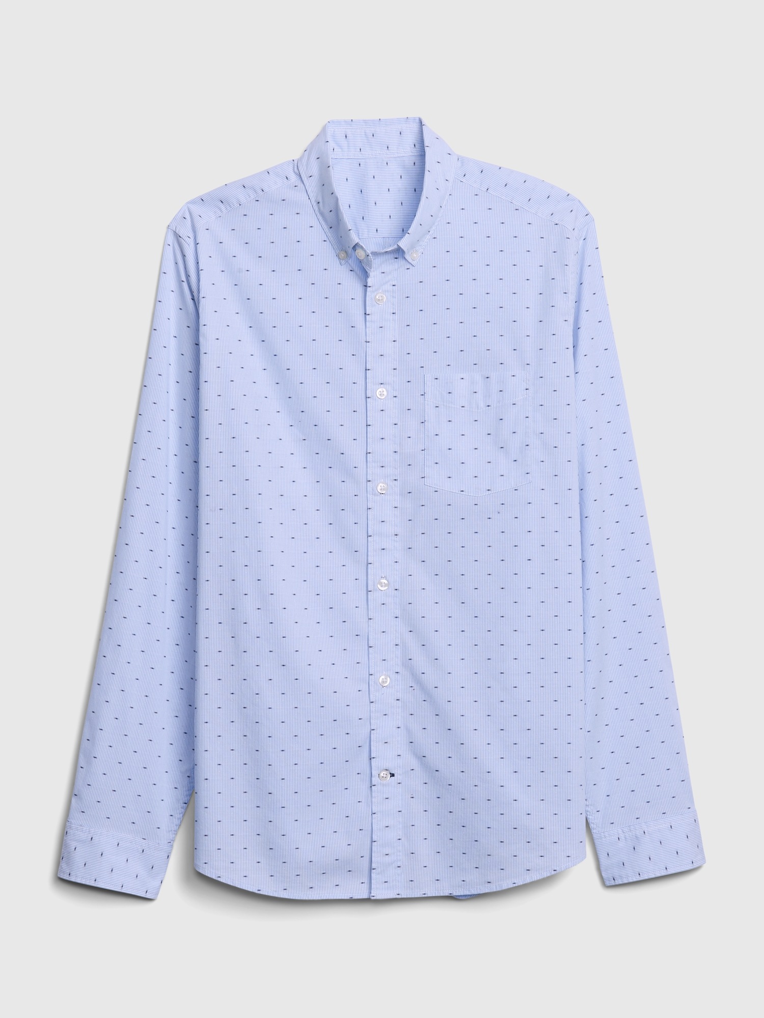 gap lived in stretch poplin shirt