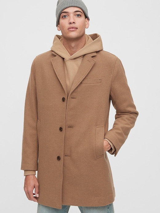 Image number 5 showing, Wool Topcoat