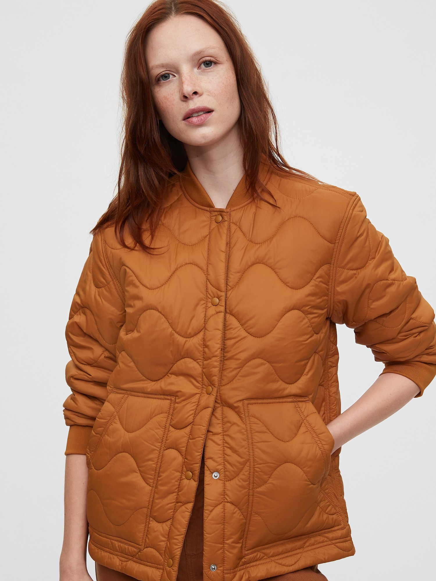 quilted jacket gap