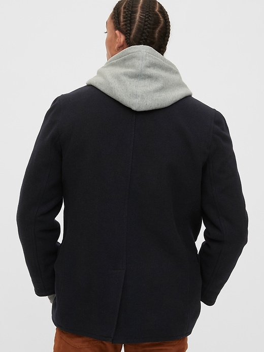 Image number 2 showing, Wool Peacoat