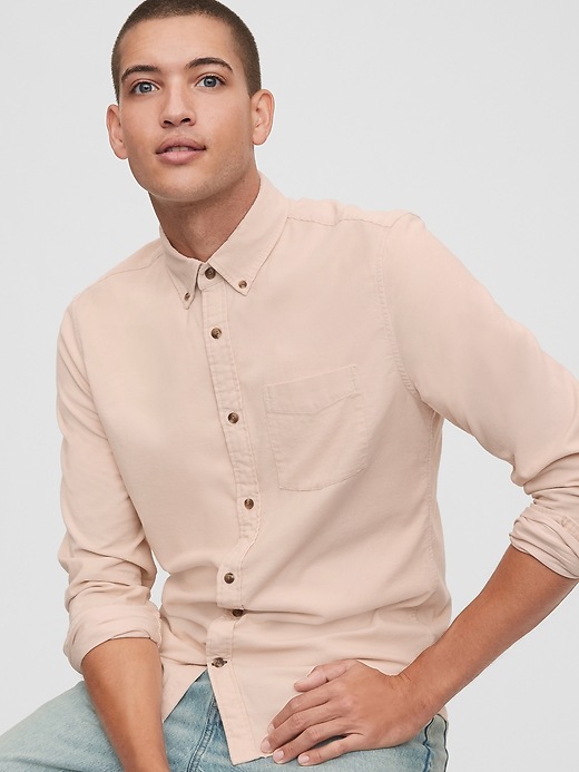 Image number 1 showing, Corduroy Shirt in Slim Fit