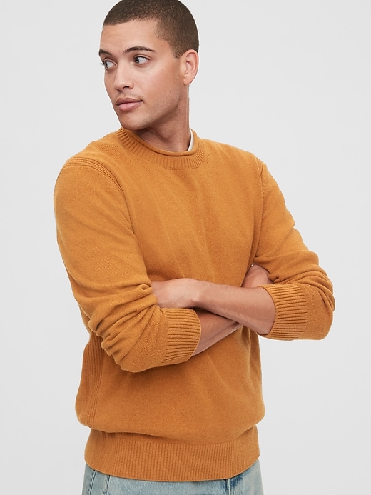 Image number 1 showing, Wool Roll Neck Sweater