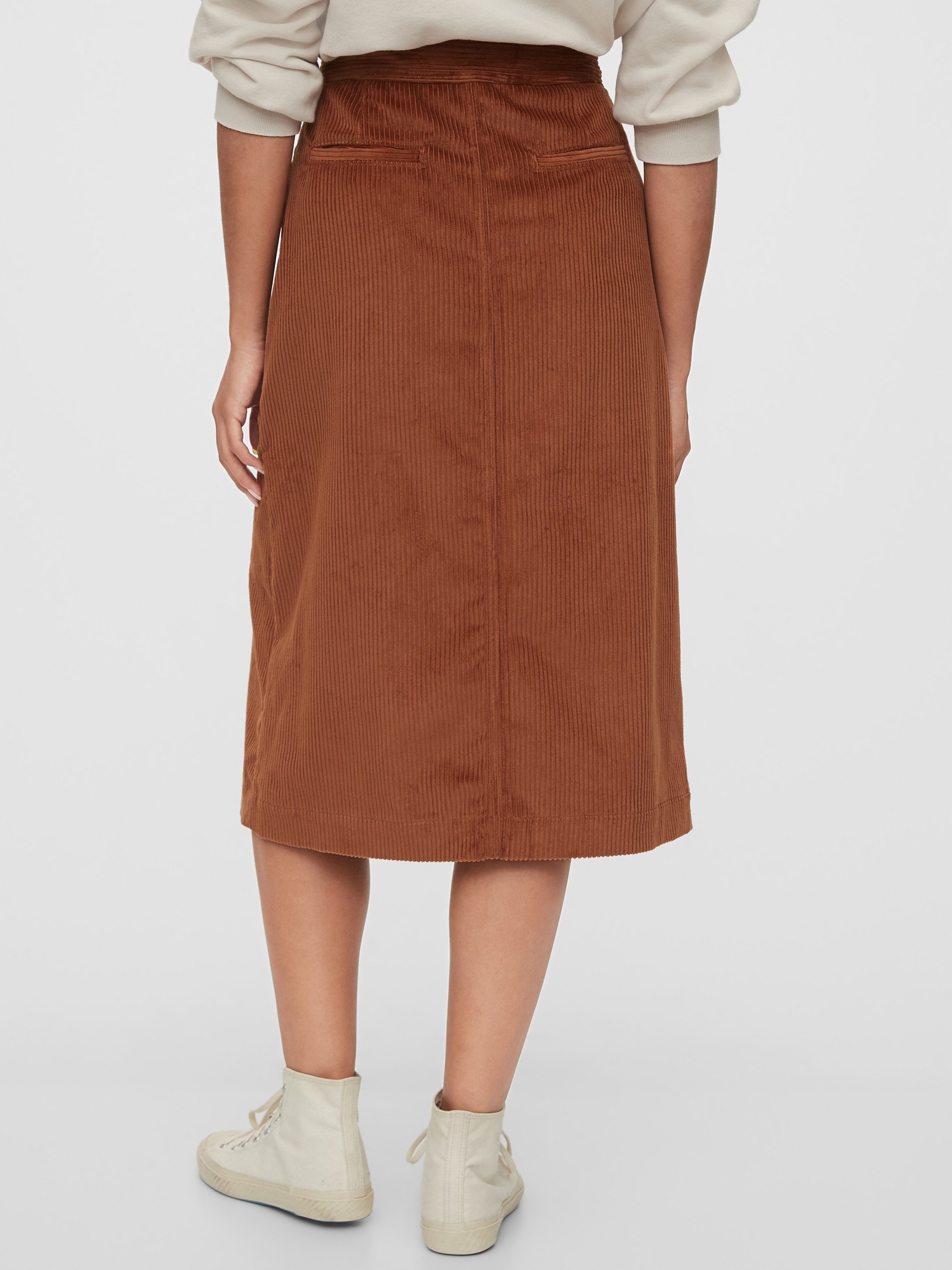 a line corduroy dress