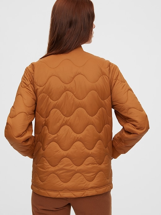 Image number 2 showing, Upcycled Quilted Puffer Jacket