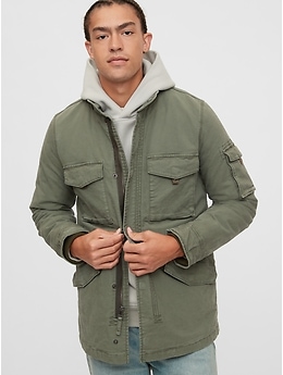 gap garment dyed utility jacket