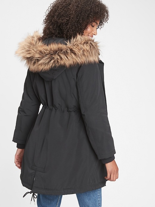 2 of 8 showing, with the color true black of product ColdControl Parka Jacket