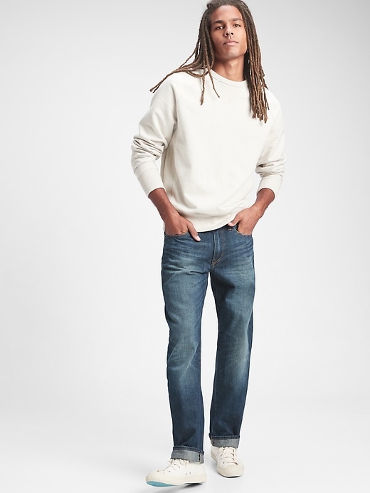 Image number 1 showing, Straight Jeans with Washwell