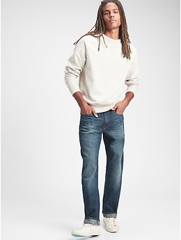 Dwang bijtend Componist Straight Jeans with Washwell | Gap