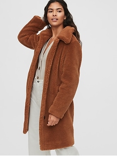 gap sherpa jacket women's
