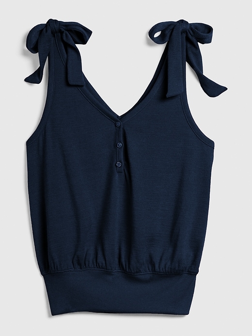 View large product image 1 of 1. Softspun Tie-Strap Tank Top
