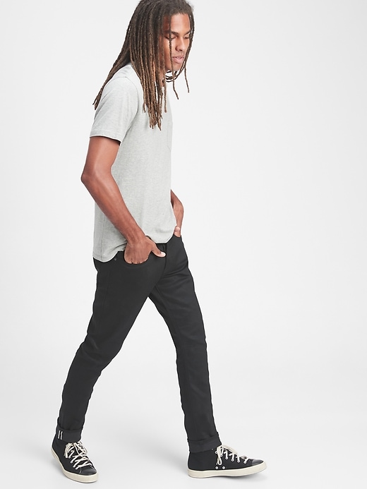 Image number 3 showing, Selvedge Skinny Jeans With Gapflex