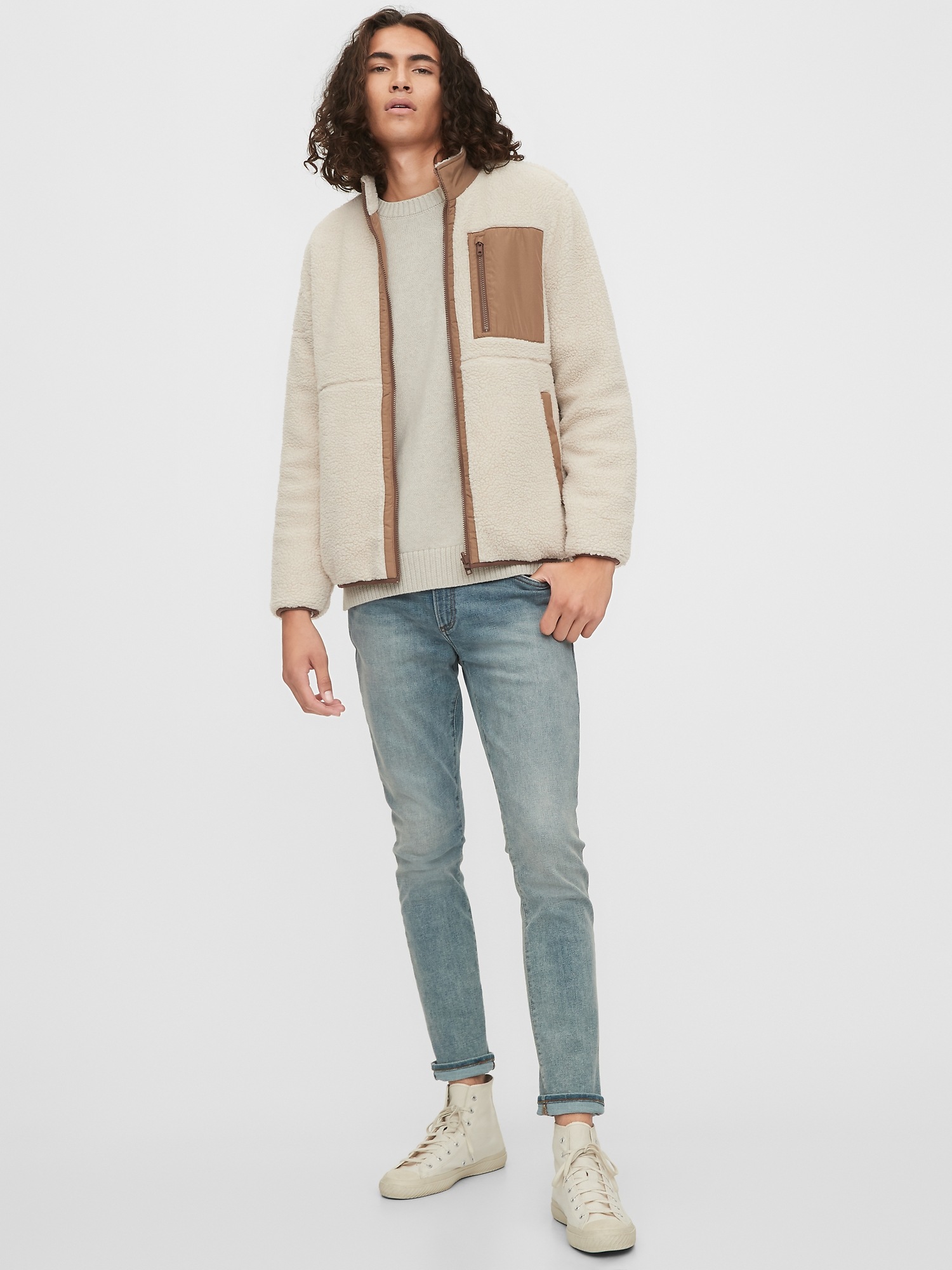 fleece jacket gap