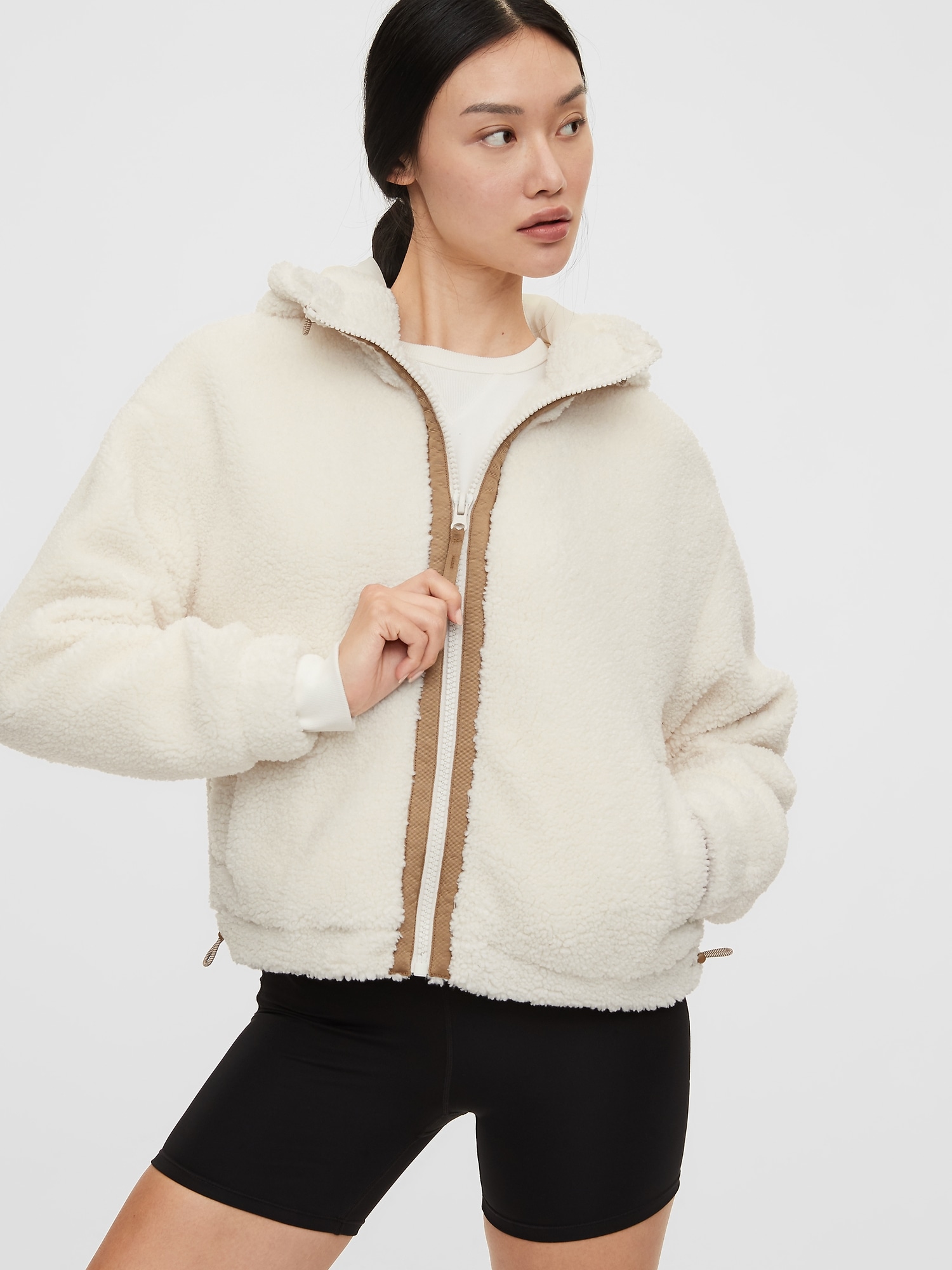 gap womens sherpa jacket