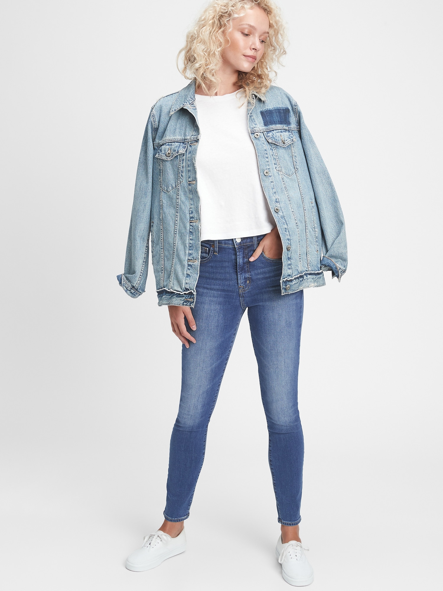 Gap true skinny online super high rise