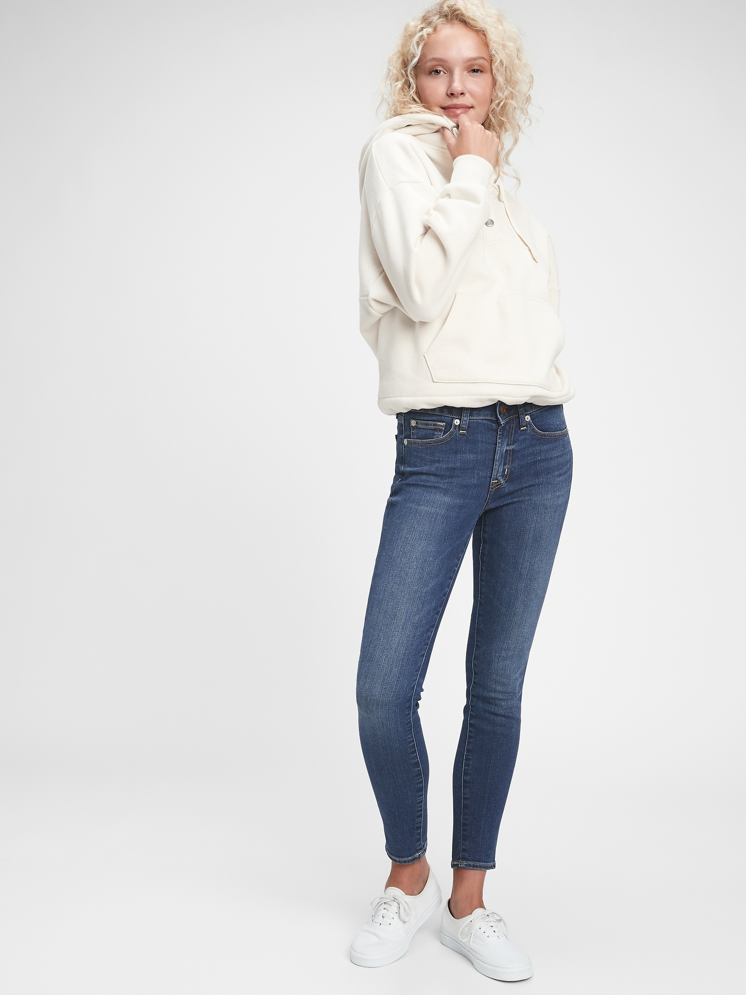 gap true skinny mid rise jeans