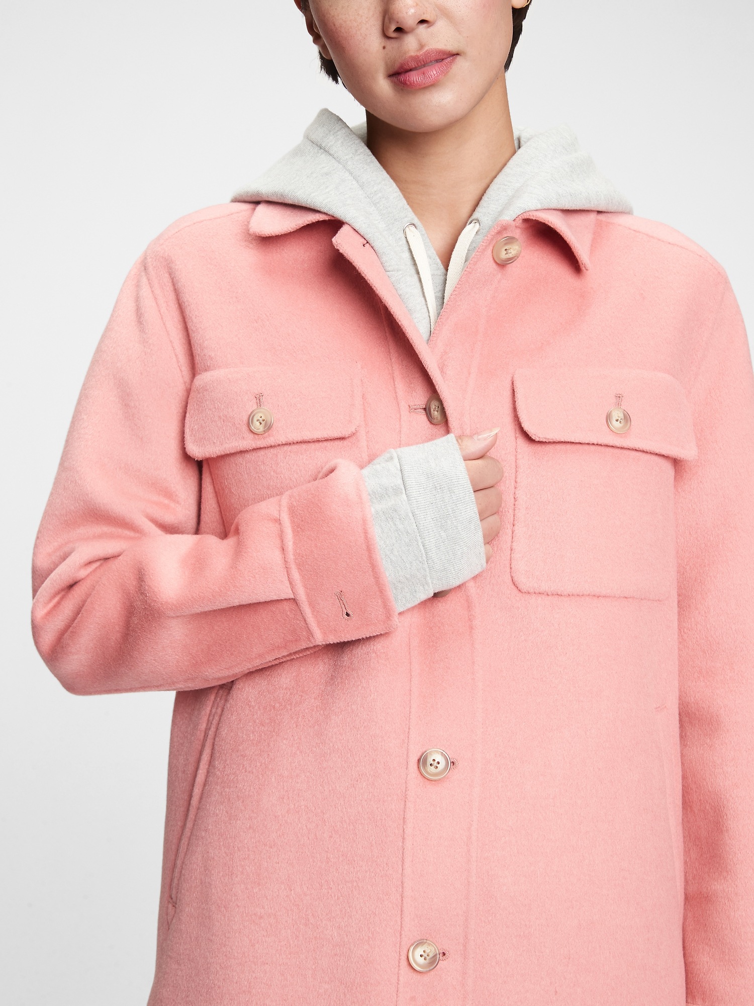 gap pink jacket