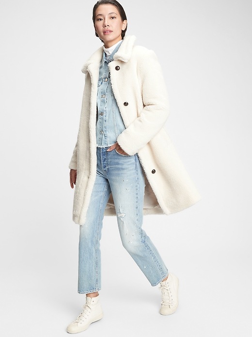 Image number 3 showing, Sherpa Overcoat