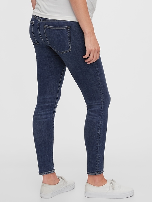 Image number 2 showing, Maternity True Waistband Full Panel Skinny Jeans With Washwell&#153 