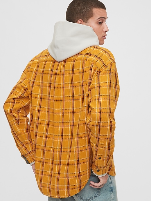 Image number 2 showing, Heavyweight Flannel Shirt Jacket