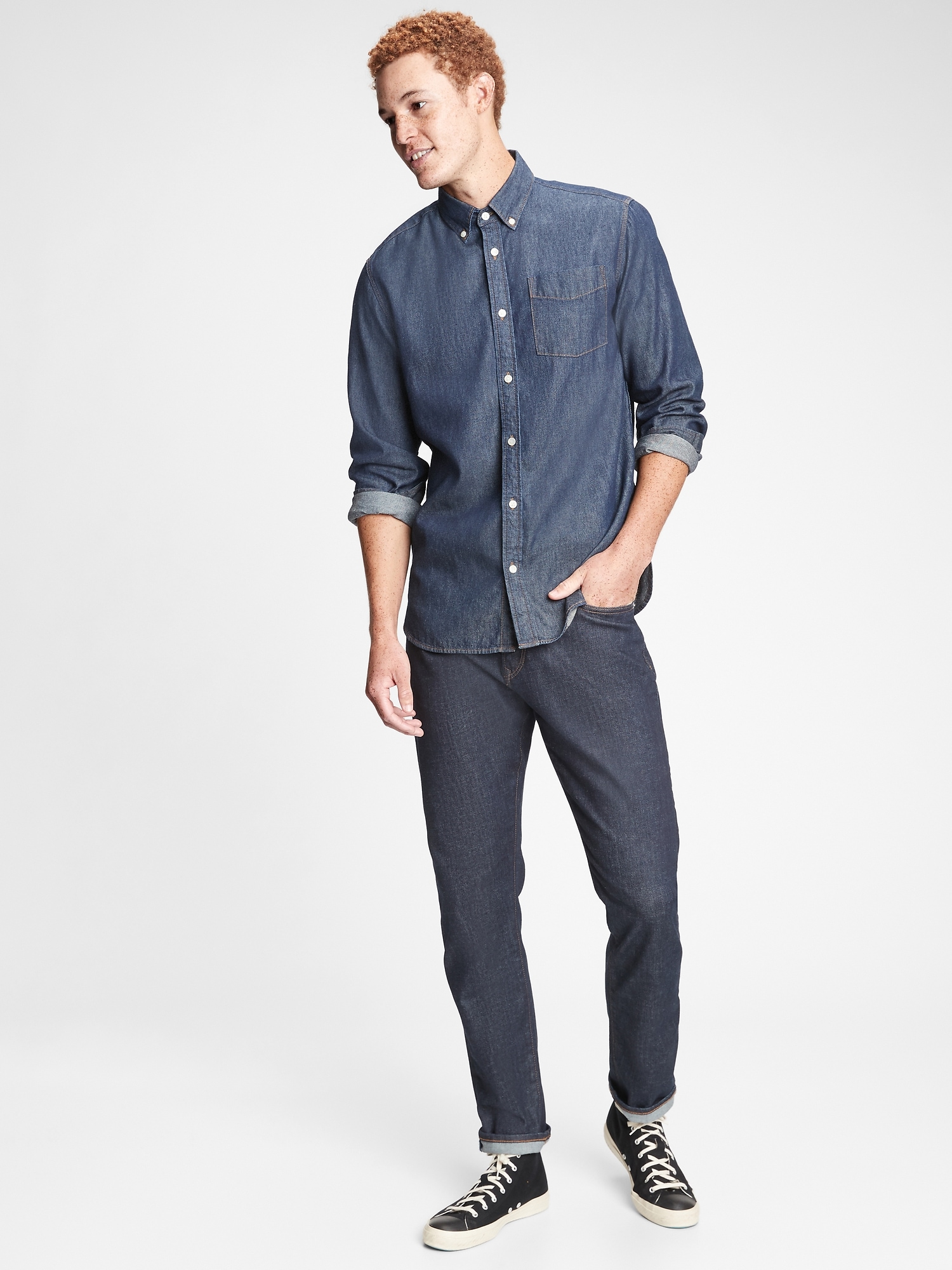 gap slim taper jeans