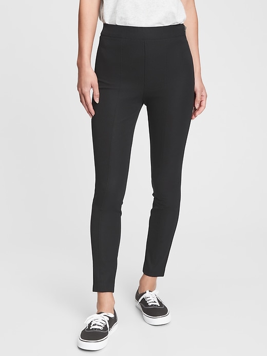 1 of 8 showing, with the color true black of product Skinny Pants