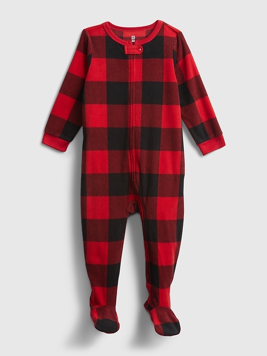 Image number 1 showing, Baby Plaid One-Piece