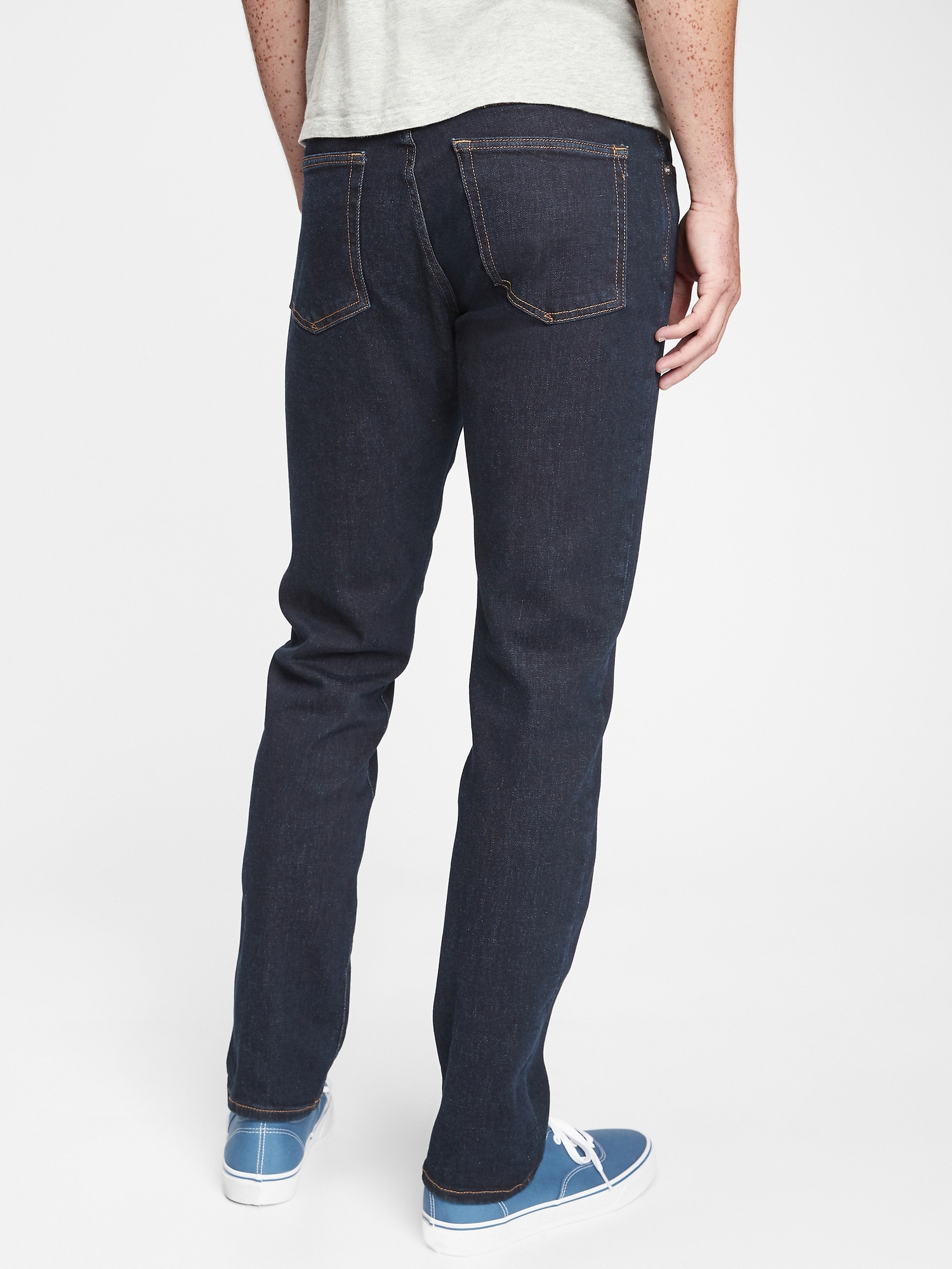 slim straight jeans with gapflex