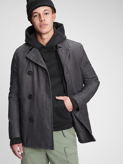 Image number 1 showing, 1969 Premium Denim Peacoat