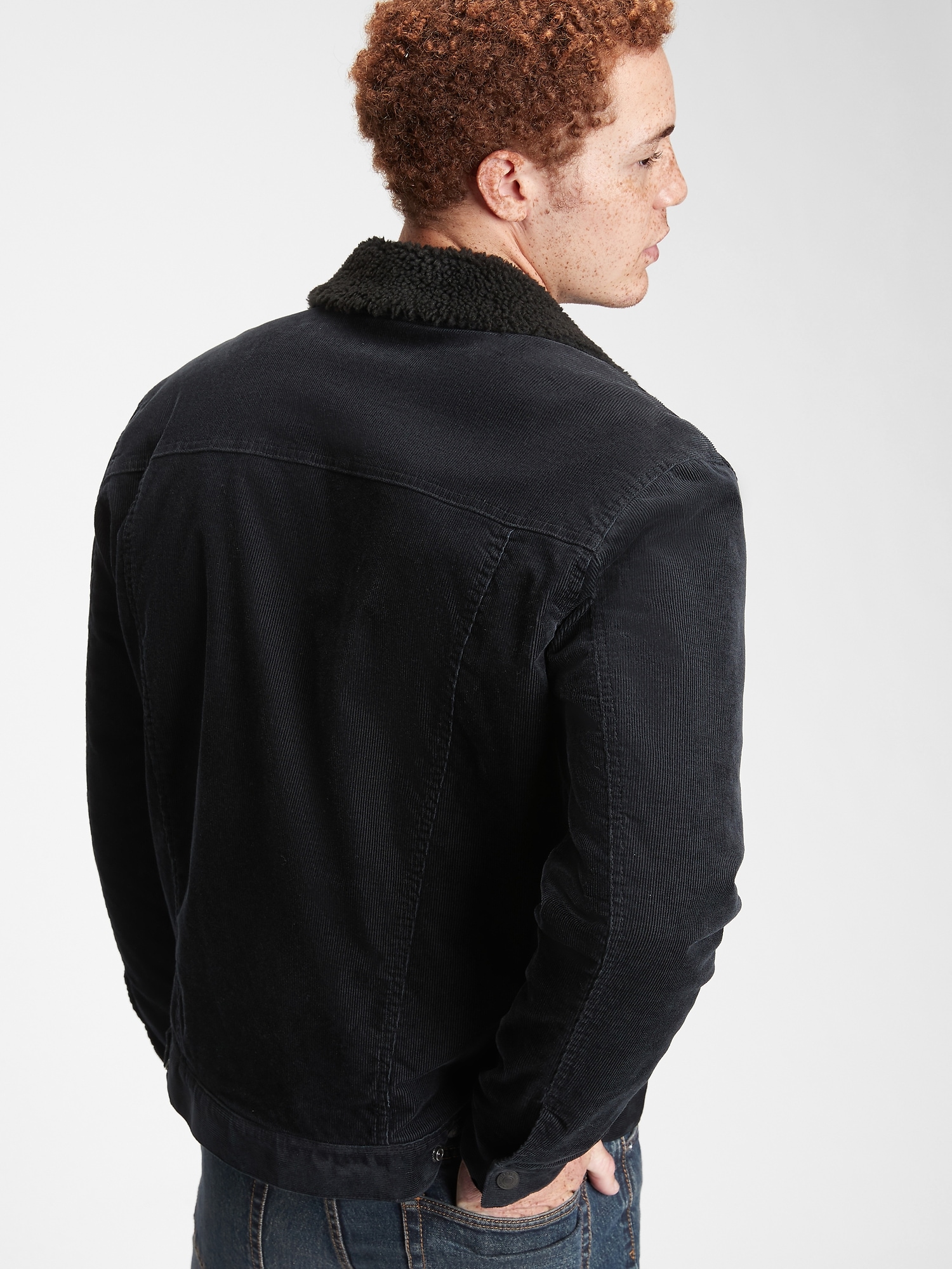 Gap corduroy cheap sherpa jacket