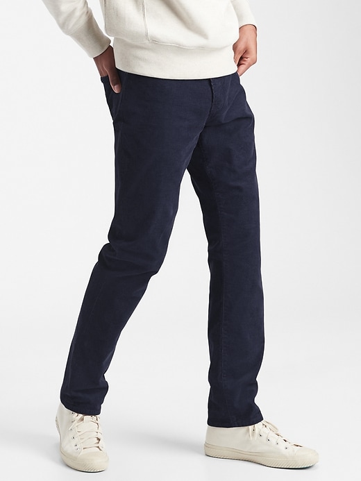 View large product image 1 of 1. Corduroy Slim Jeans with GapFlex