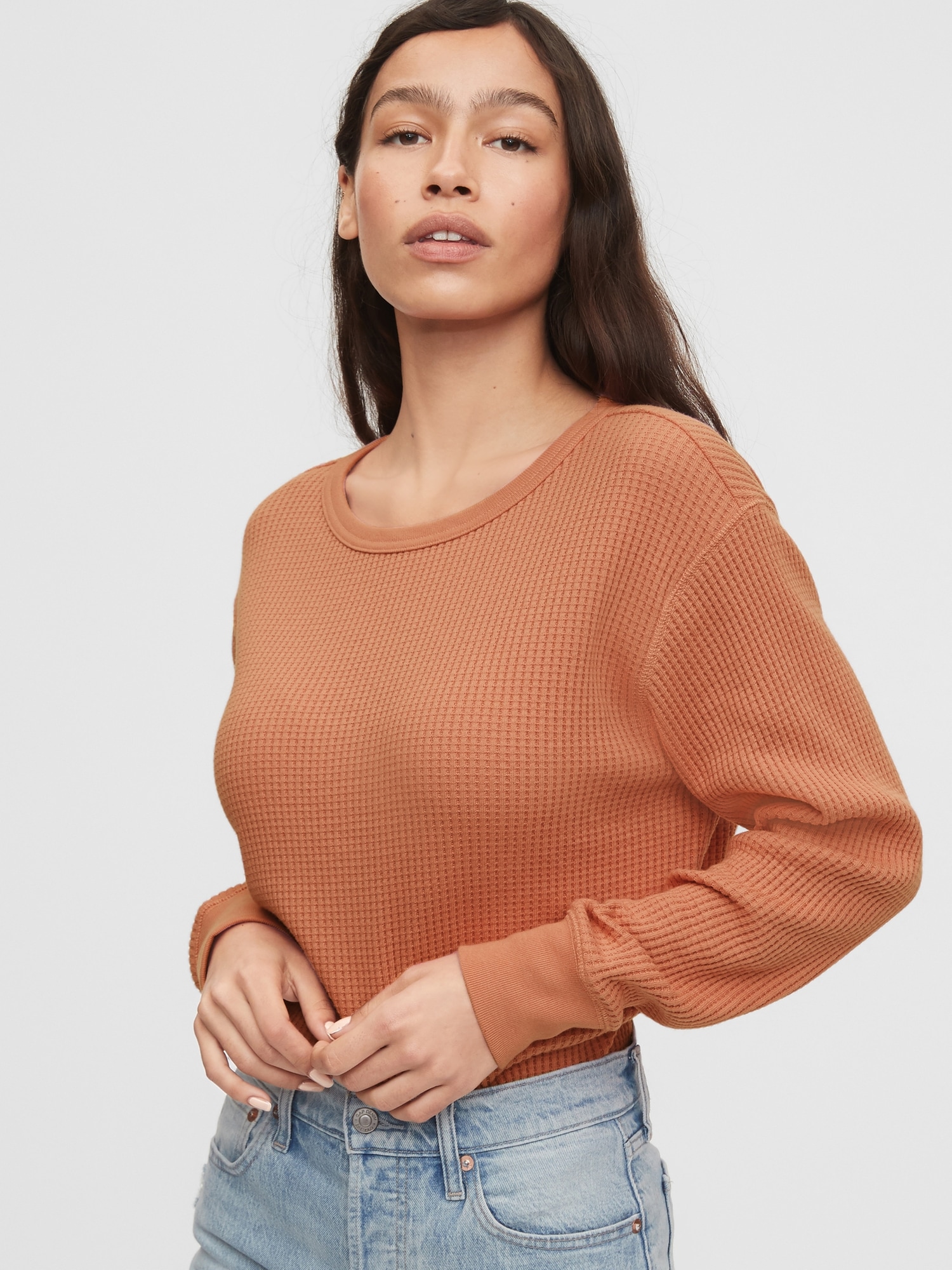 gap womens waffle shirt