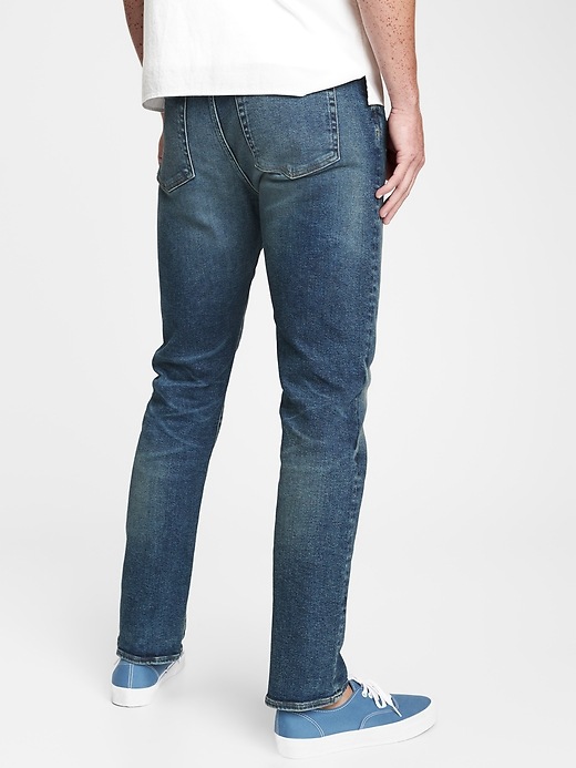 2 of 8 showing, with the color vintage tint of product GapFlex Slim Jeans With Washwell™