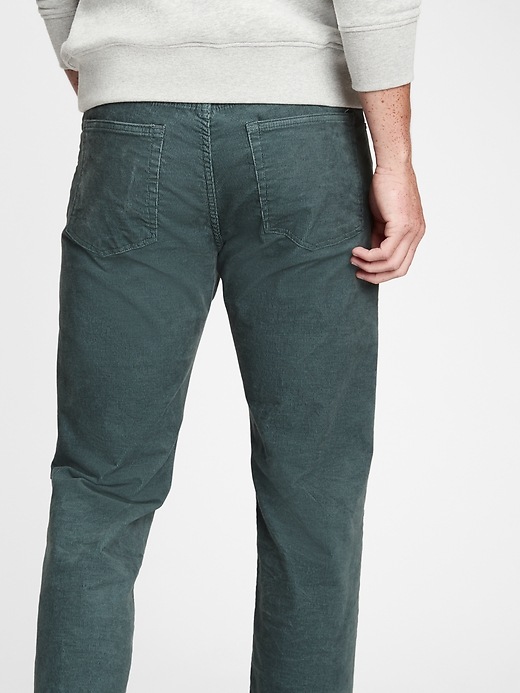 Image number 2 showing, Corduroy Straight Jeans with GapFlex