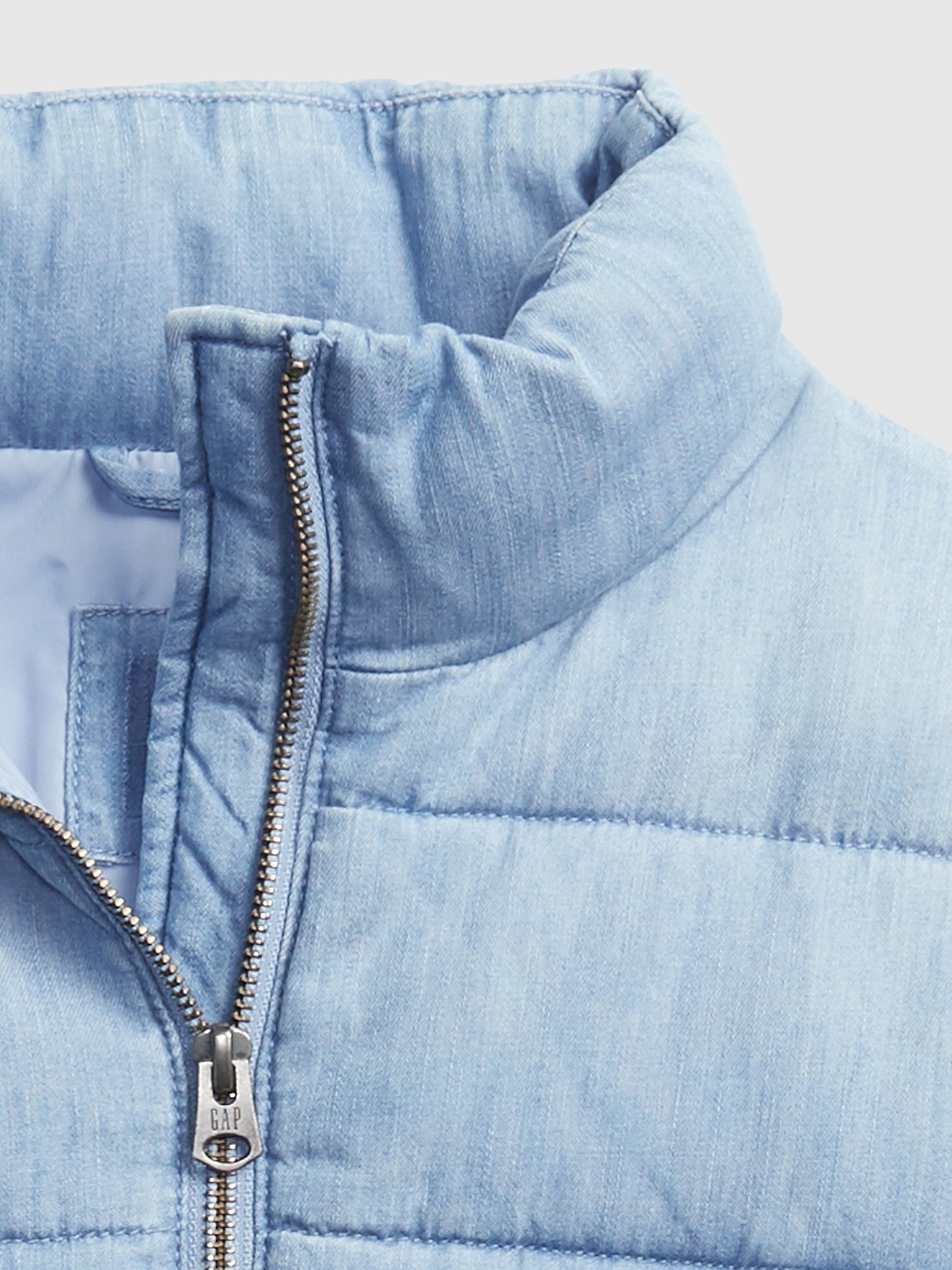Gap denim puffer jacket Clearance