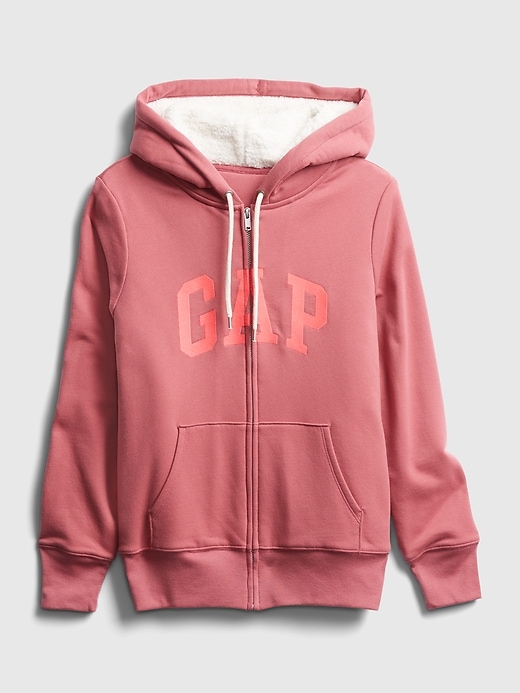 gap sherpa hoodie