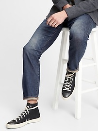 gap men's athletic jeans