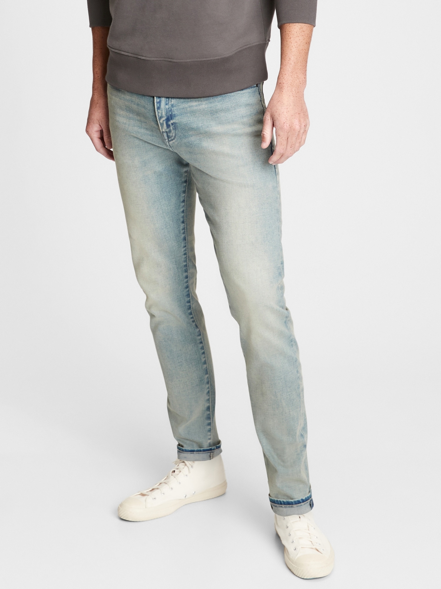 Easy Temp Slim Taper Jeans With 