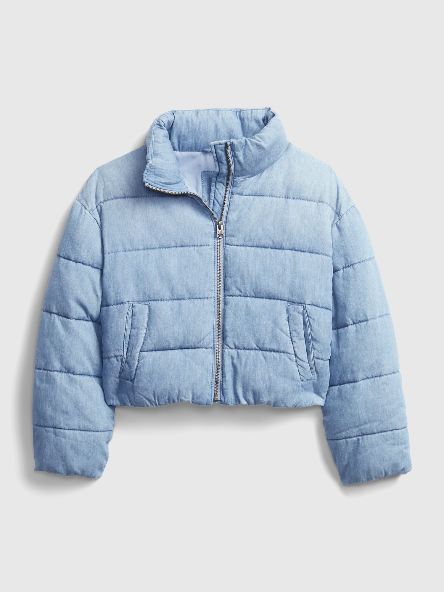 denim puffer