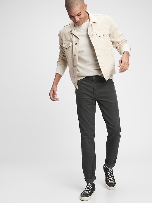 Image number 5 showing, Corduroy Skinny Jeans with GapFlex