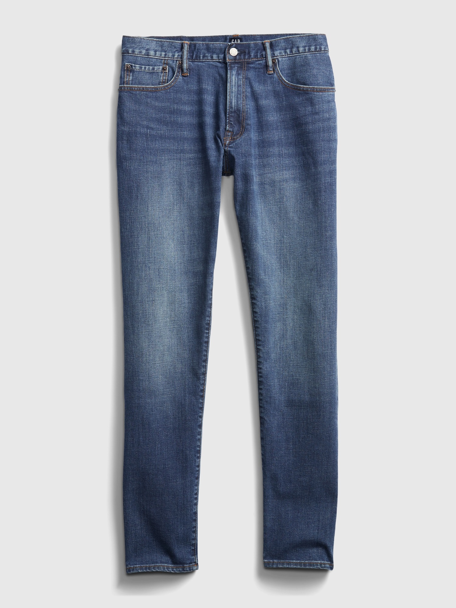 athletic taper jeans with gapflex