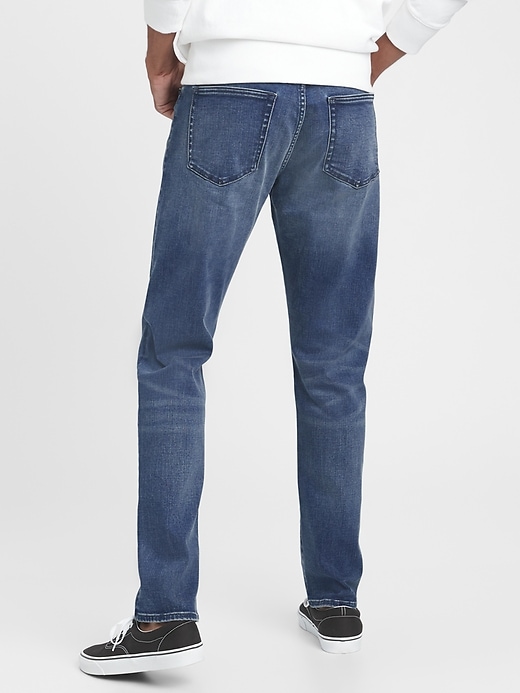 Image number 2 showing, Easy Temp Athletic Taper Jeans with GapFlex