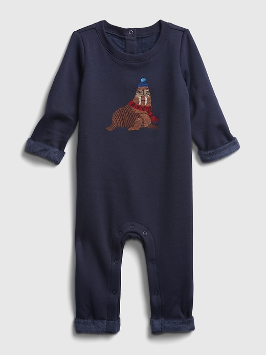 Image number 1 showing, Baby Cozy Walrus One-Piece