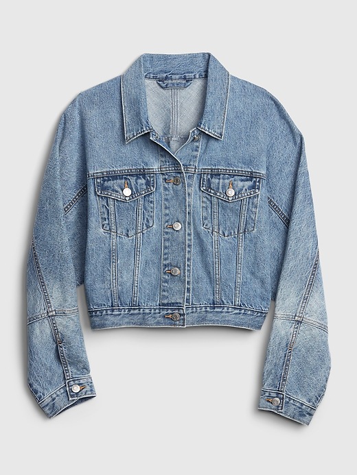 Image number 6 showing, Dolman Denim Jacket