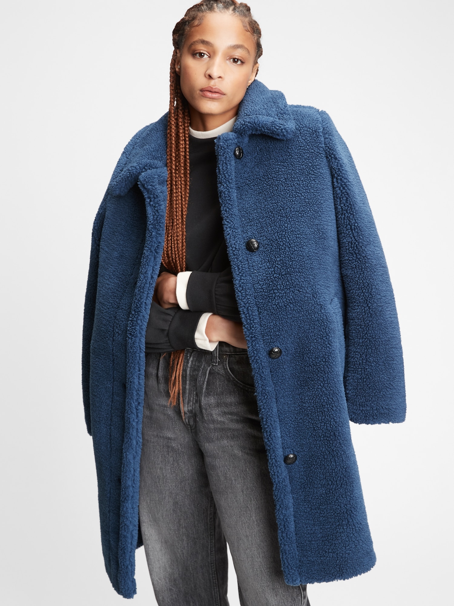 gap womens sherpa jacket