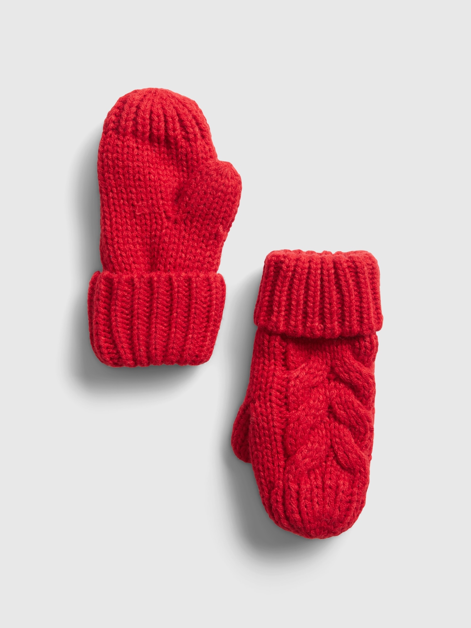 Toddler Cable Knit Mittens Gap