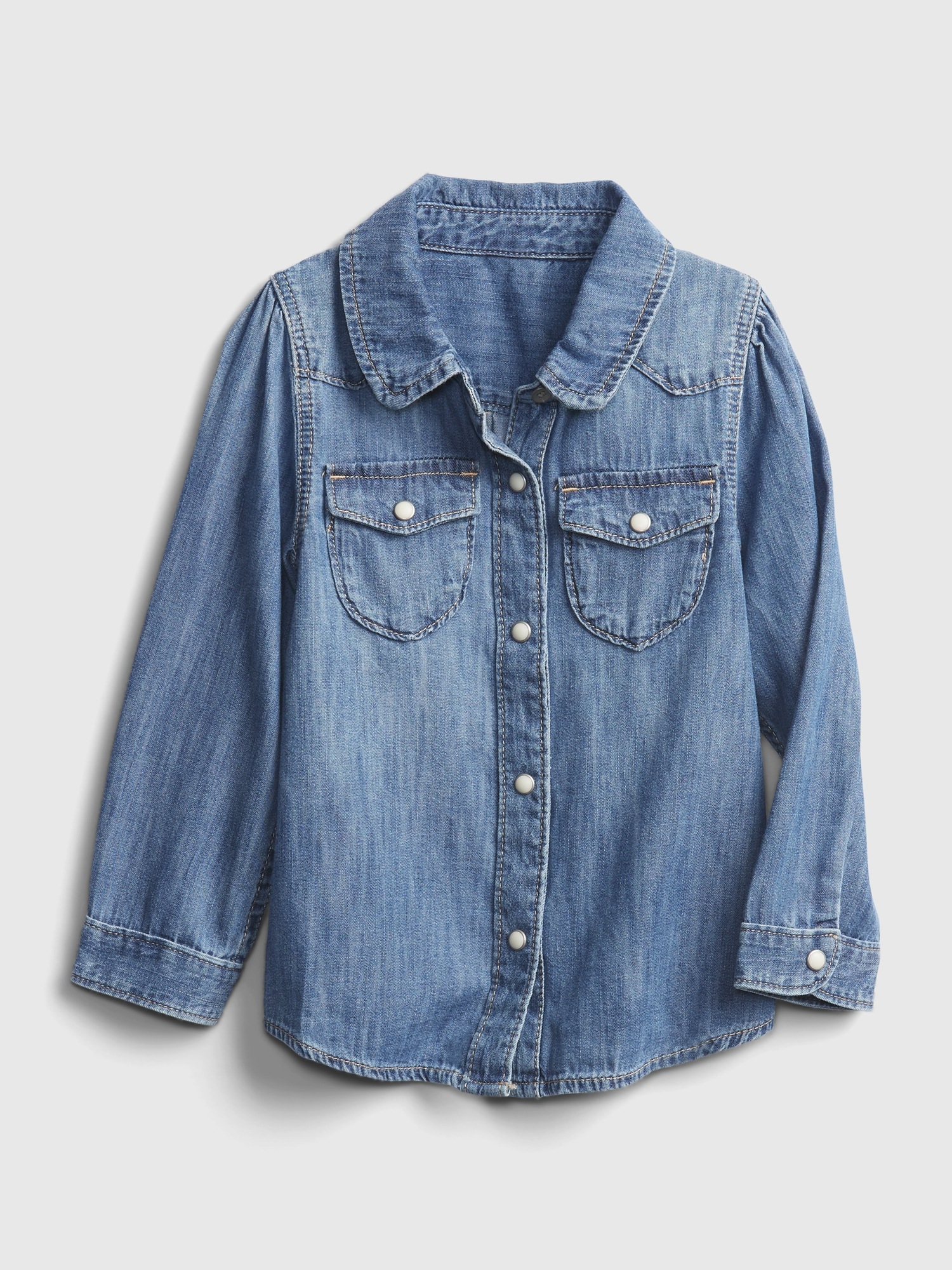 gap denim shirt