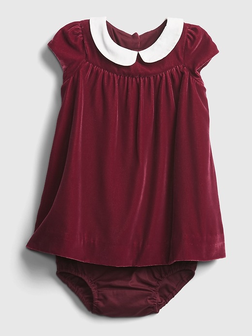 Image number 3 showing, Baby Velvet Dress