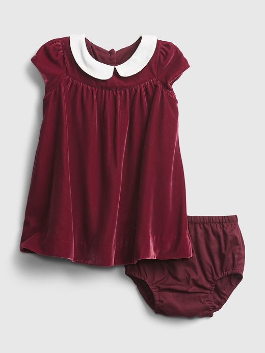 Image number 1 showing, Baby Velvet Dress