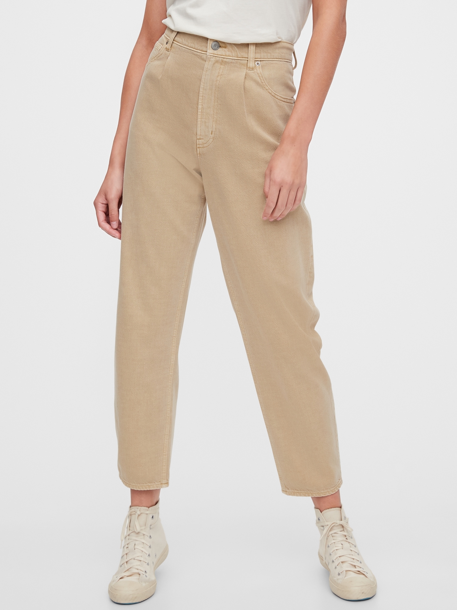 gap high rise pants
